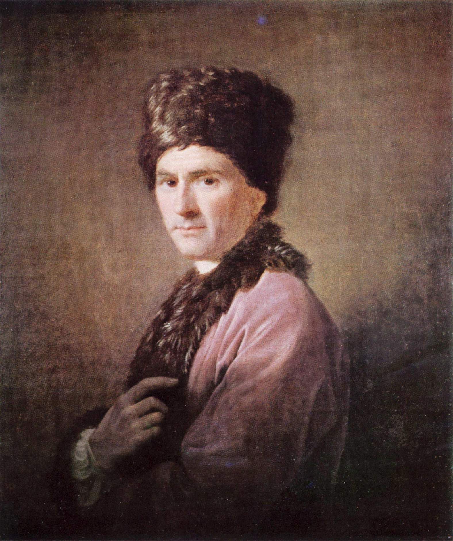 Jean-Jacques Rousseau in Armenian dress, painted by Allan Ramsay in 1766.